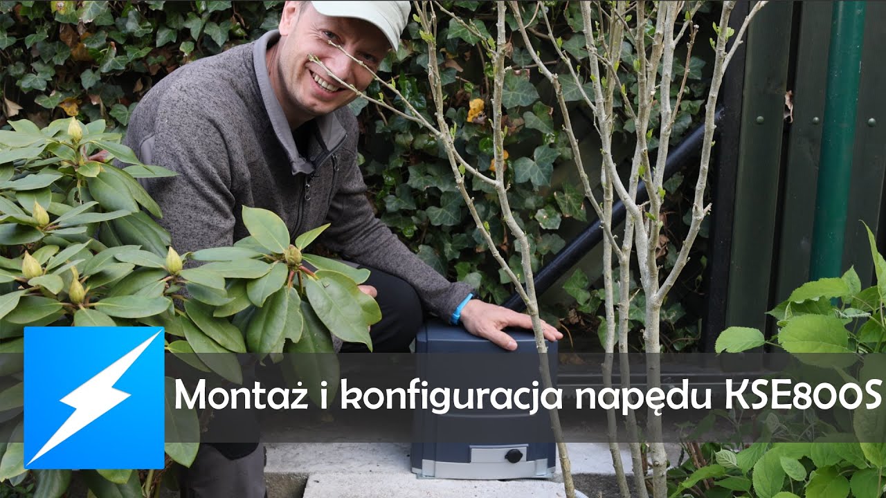 Montaż i konfiguracja napędu do bramy przesuwnej KSE800s - Elektrobim.pl