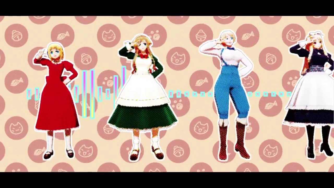 【APヘタリアMMD】ヘ.タ.女.子.で.シ.ュ.レ.デ.ィ.ン.ガ.イ.ガ.ー.の.こ.ね.こ