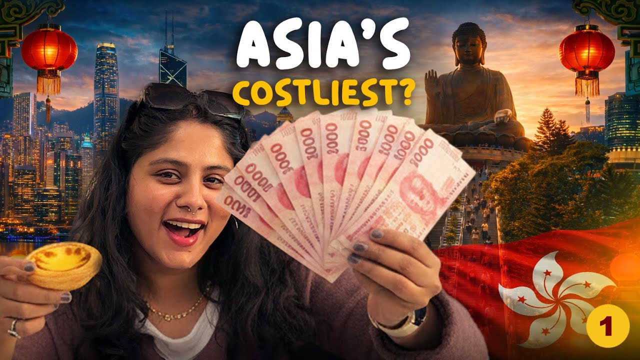 Asia की सबसे महंगी जगह में SOLO INDIAN GIRL 🇭🇰 | Hong Kong 1st Day | EP 01 LANTAU ISLAND