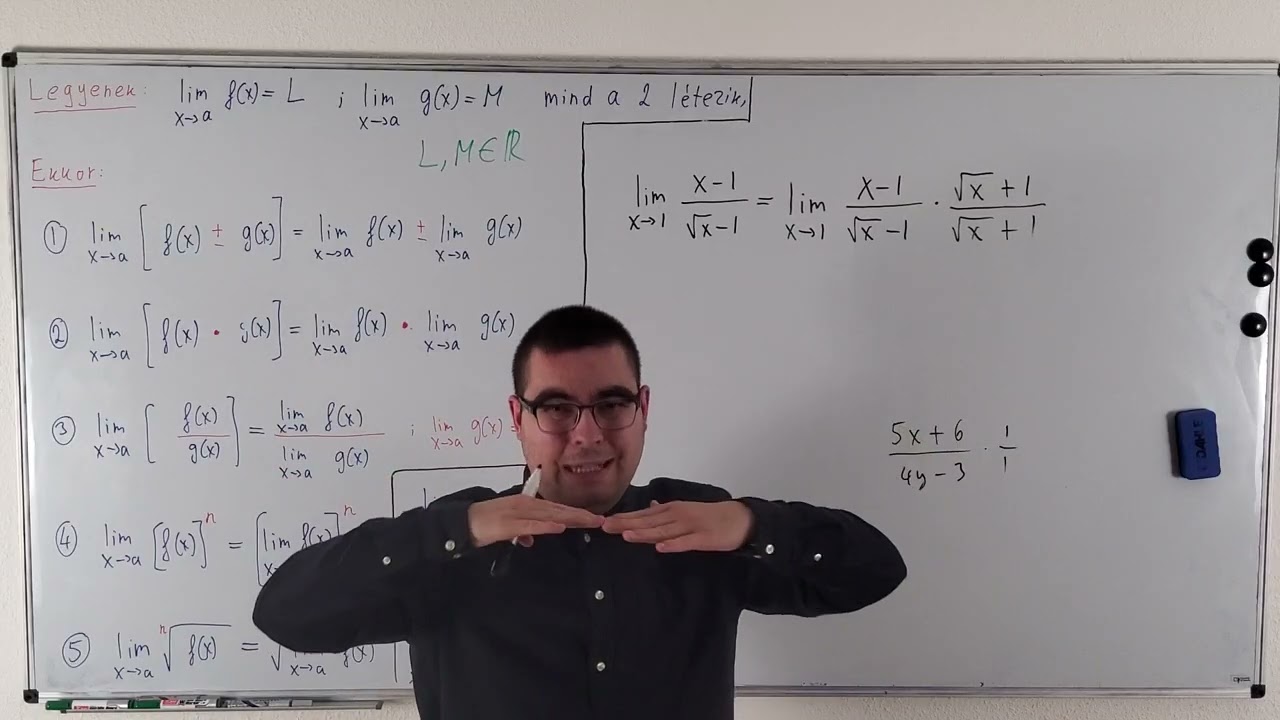 Calculus Elmélet {12} | Határérték 1.9 | Gyökös Típusok