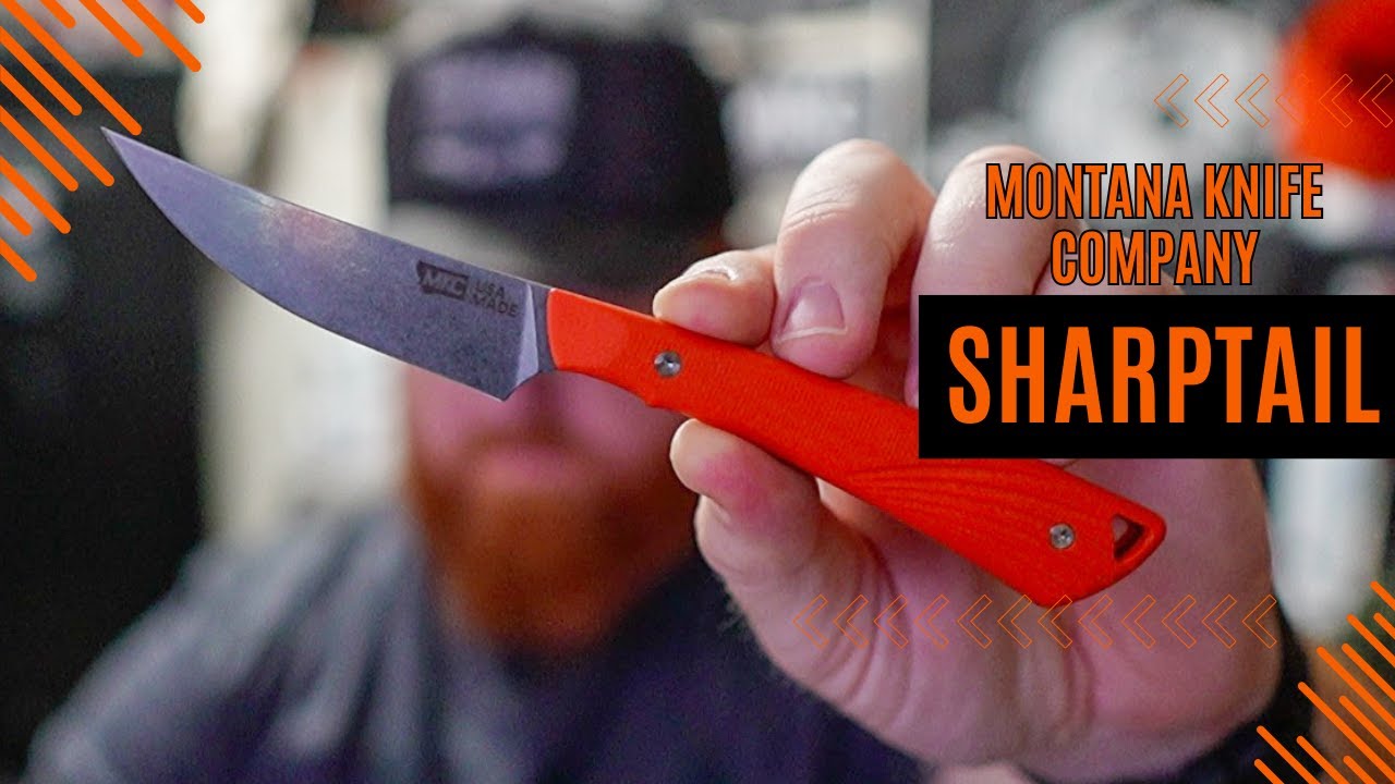MKC Sharptailed | Хирургическое лезвие от Montana Knife Company для охоты на горных птиц и не только
