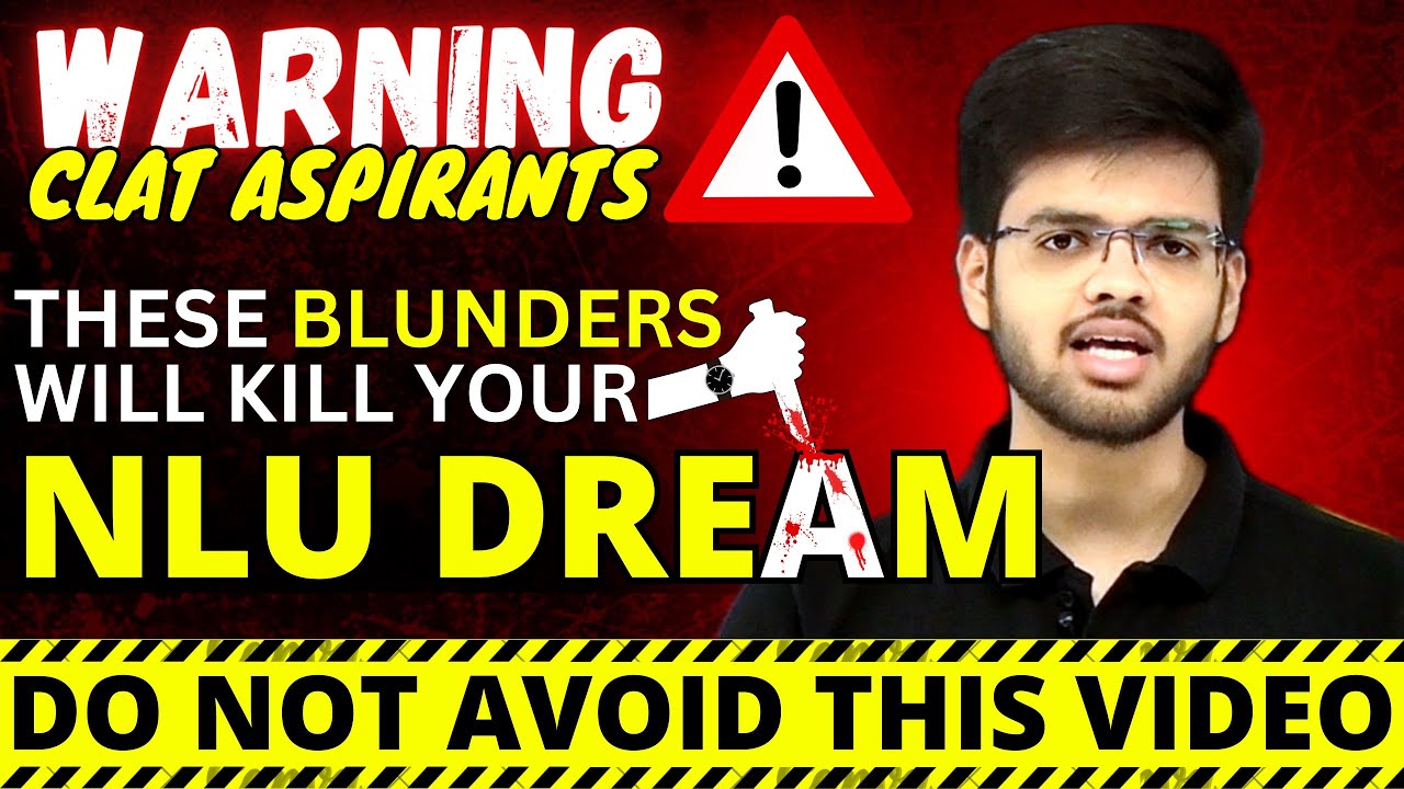 Disastrous Mistakes in CLAT preparation | Do not take these mistakes lightly | Abhyuday Pandey