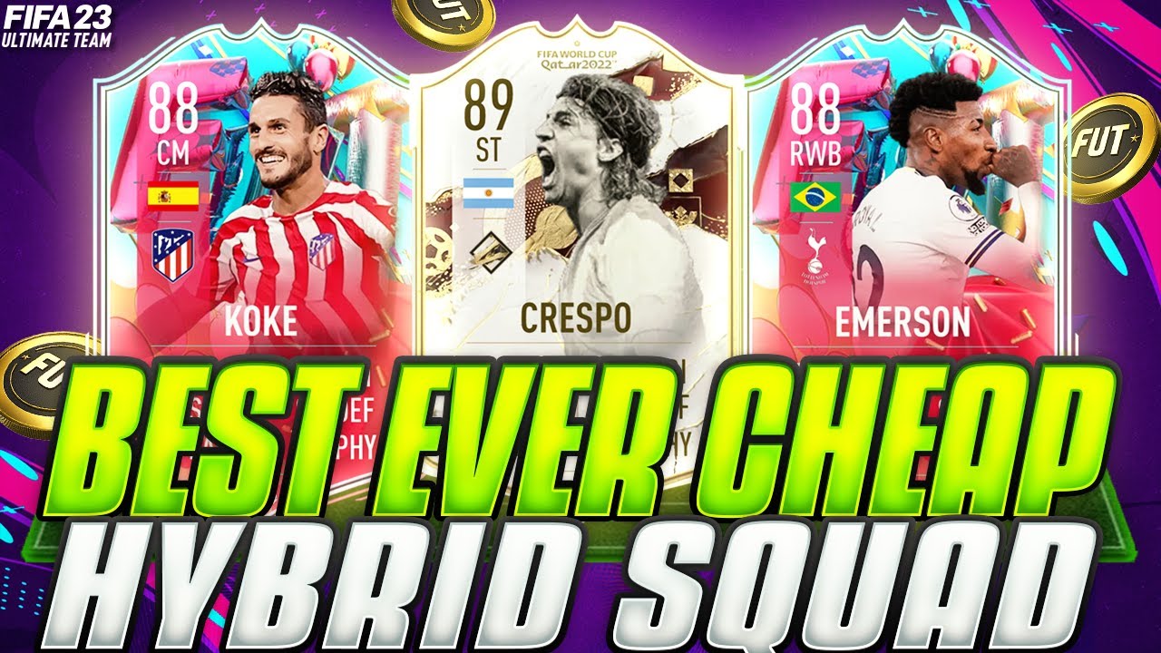 FIFA 23 | BEST CHEAP HYBRID TEAM META 50K/100K/250K/500K !✅ | FUT 23 BEST SQUAD BUILDER