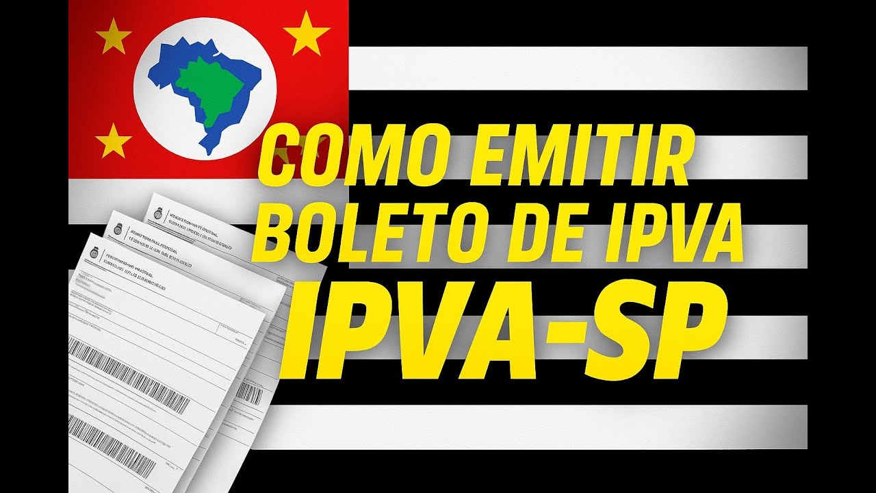 (IPVA SP) saiba como emitir boleto de ipva do estado de sp.
