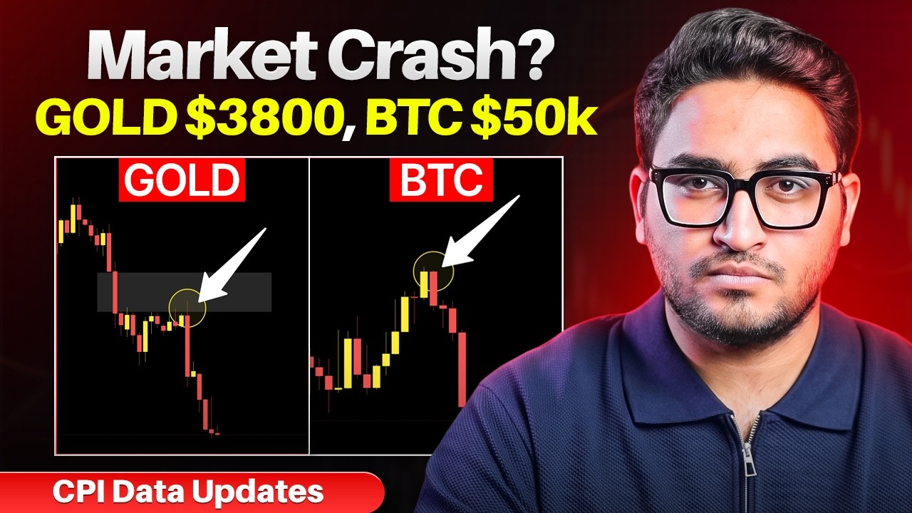GOLD & BITCOIN Big Crash Coming? | CPI Updates | Gold Updates | Bitcoin Updates | Iran vs Usa War