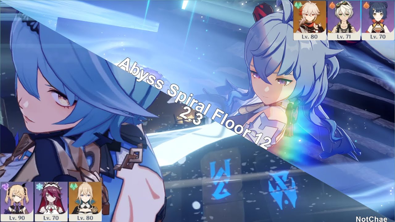 Melt Ganyu & Eula, Amy Spiral Abyss Floor 12 2.3 (9 stars) | Genshin Impact