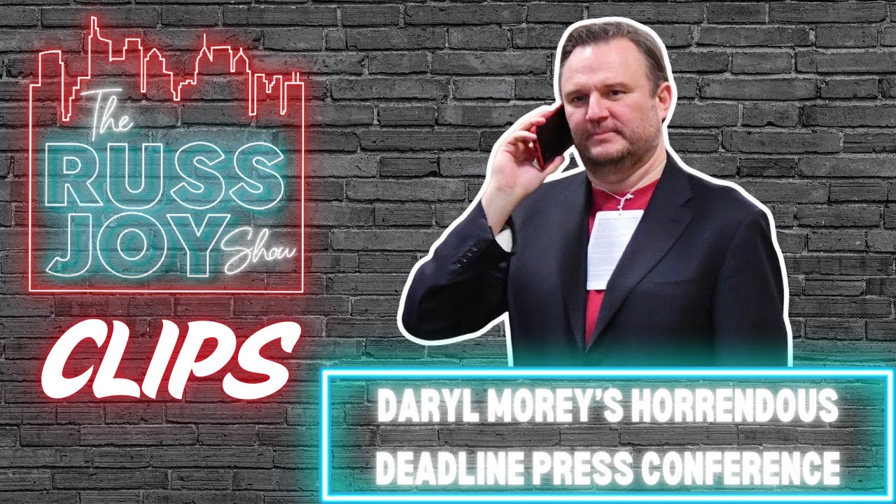 Daryl Morey's Post Trade Deadline Press Conference Was Horrible | 76ers Clips | The Russ Joy Show