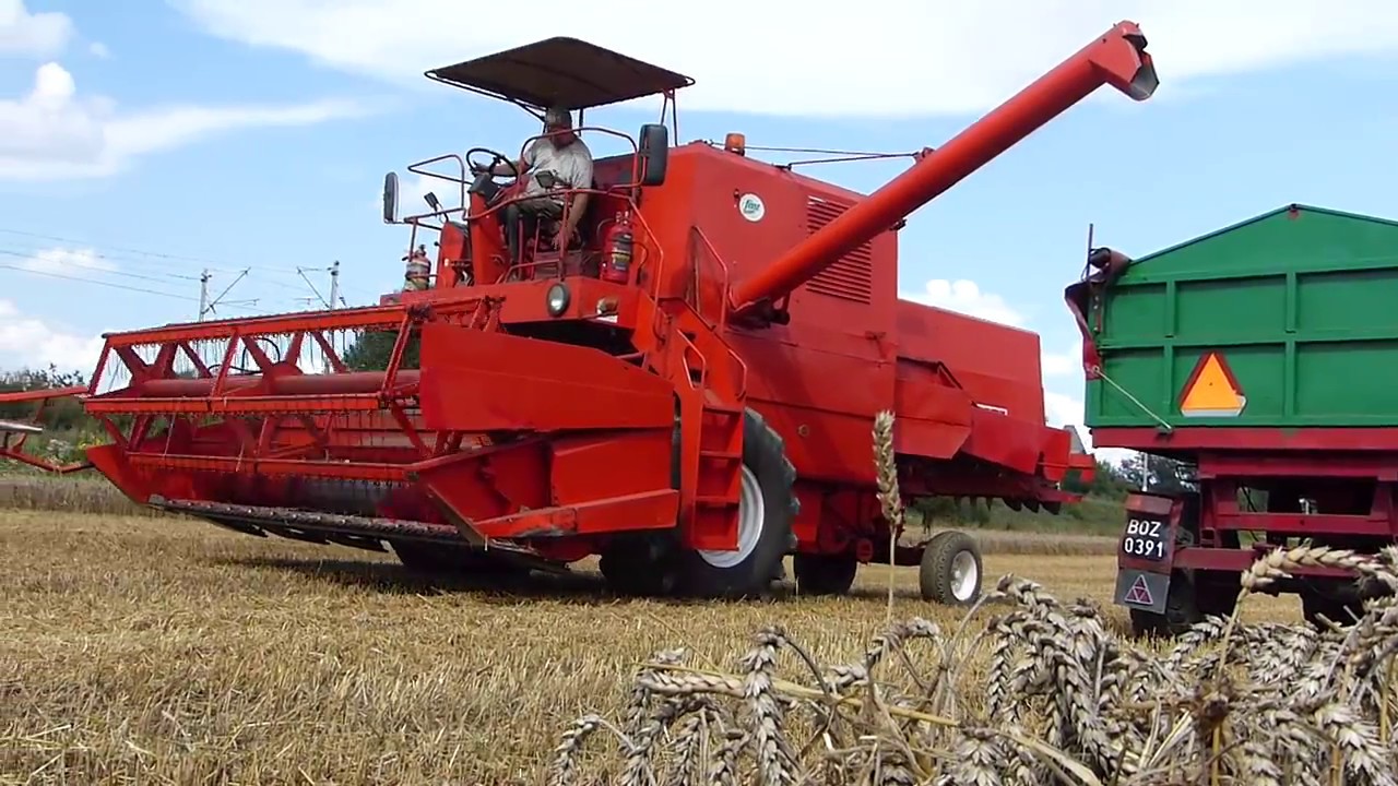 Żniwa 2018!! Bizon Zetor i Massey Ferguson !!