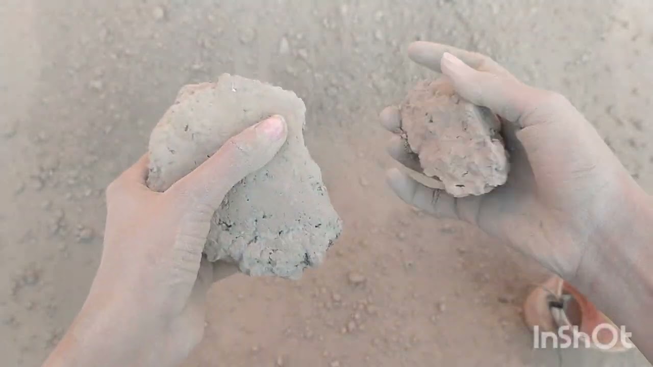 Super satisfying GRITTY MUD DIRT full dry floor crumbling 🤤❤️ show your love 😽 do support 🥺🌺