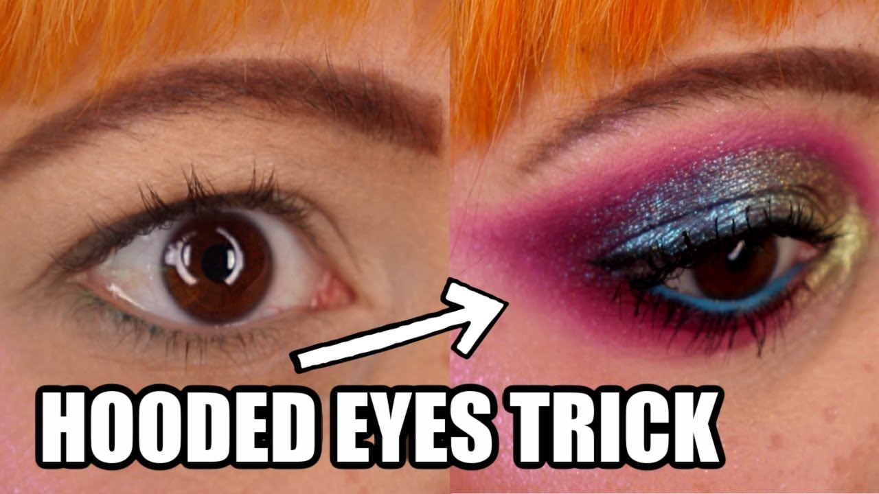How to make YOUR HOODED eyes look LESS hooded by winging out your eyeshadow