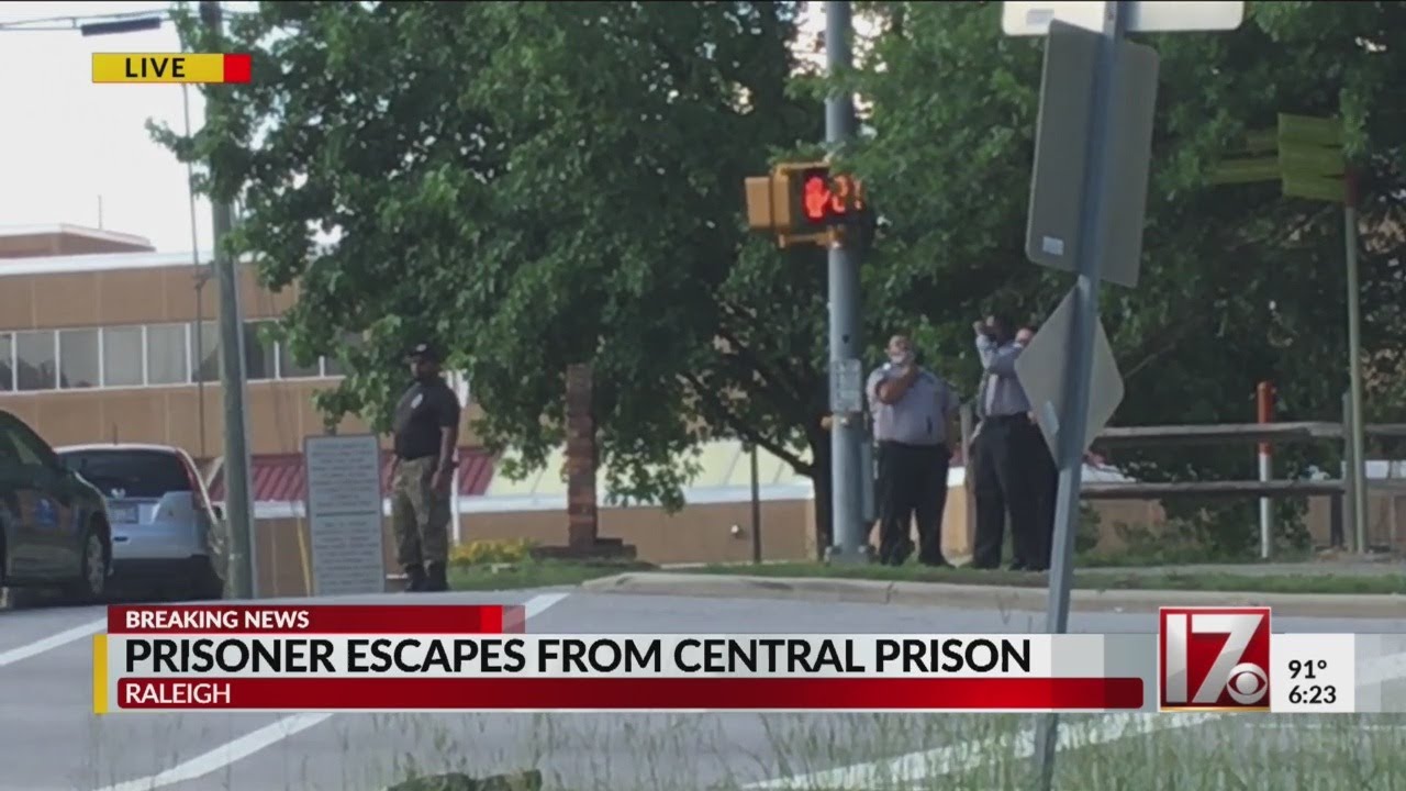 Raleigh police searching for escaped inmate from Central Prison