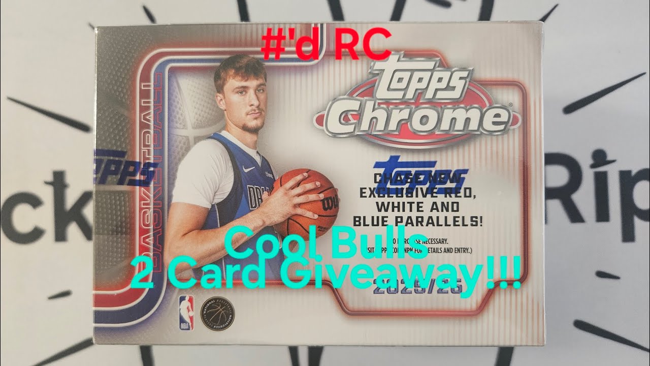 Распаковываю коллекционные карточки Topps Chrome NBA 2025-26 в блистерном наборе!!!