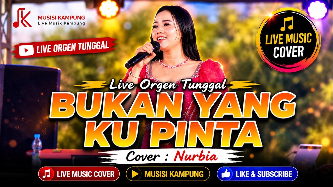 BUKAN YANG KU PINTA  || COVER NURBIA ||  LIVE ORGEN TUNGGAL TIARA MUSIK