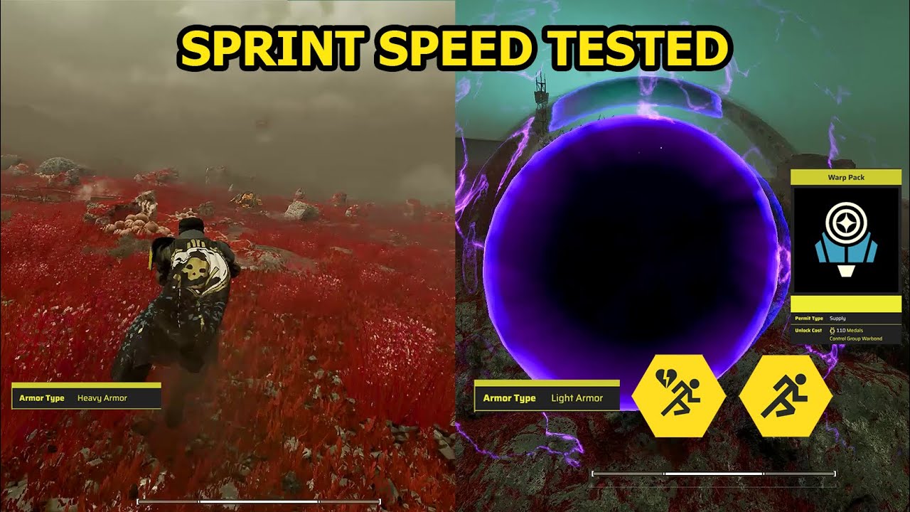 Helldivers 2 - Sprint Speed Tested