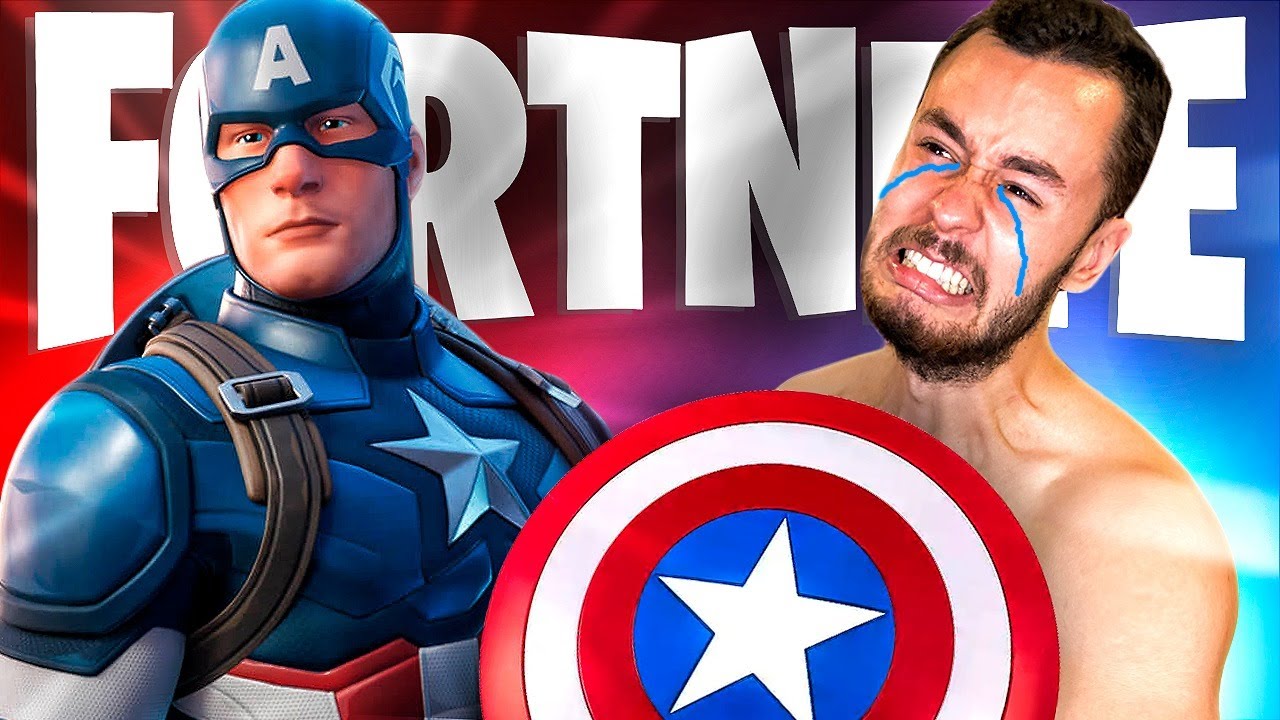 JUGANDO CON EL CAPITÁN AMÉRICA EN FORTNITE - TheGrefg