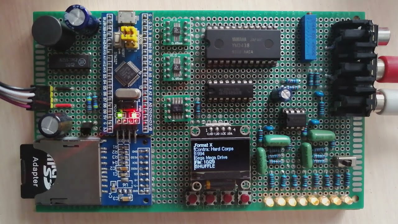 Contra: Hard Corps. Format X Music. Sega Mega Drive (YM3438 + SN76489)