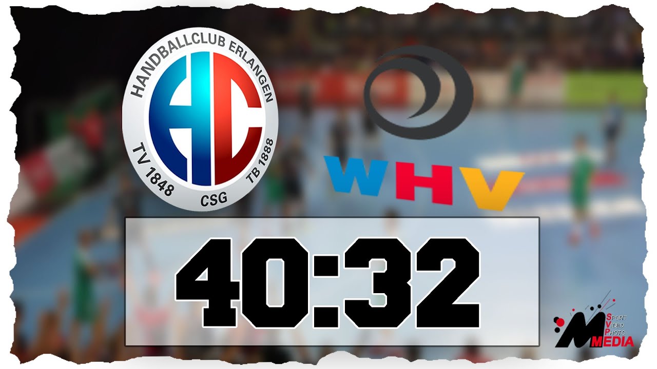 HC Erlangen gegen Wilhelmshavener HV - 10.10.2015 | SVP Media