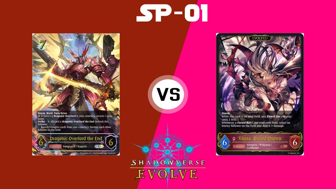 [SP-01] Kagero Vanguard против Bat Abysscraft! Раунд 4! Shadowverse Evolve! Турнир по релизу