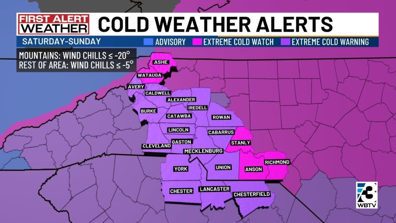 Charlotte Metro weather forecast for Jan. 30, 2026 -- noon update