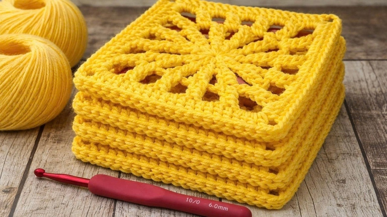 A LOVELY GRANNY SQUARE FOR YOUR NEXT PROJECT / GRANNY SQUARE