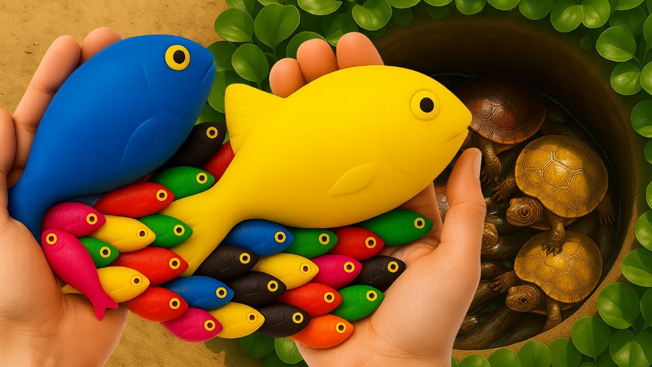 Amazing Surprise Balls Filled with Cute & Colorful Aquarium Creatures — Betta, Puffer, Turtle & More