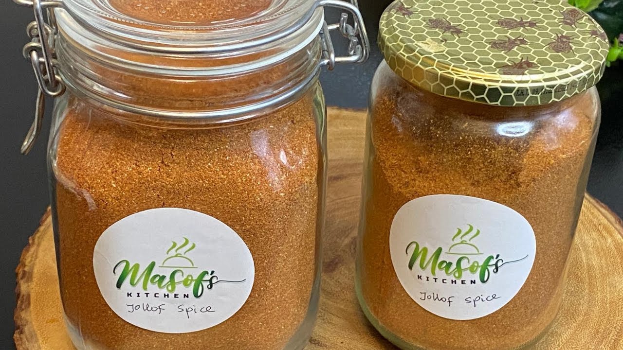 Homemade Jollof Spice Blend 🇬🇭//Natural Spice Blend @MasofsKitchen