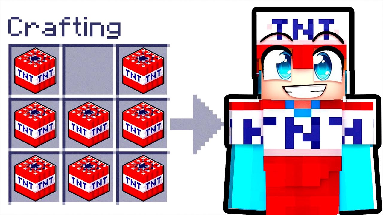 Minecraft Men Du kan Crafta ARMOR AV VAD SOM HELST!