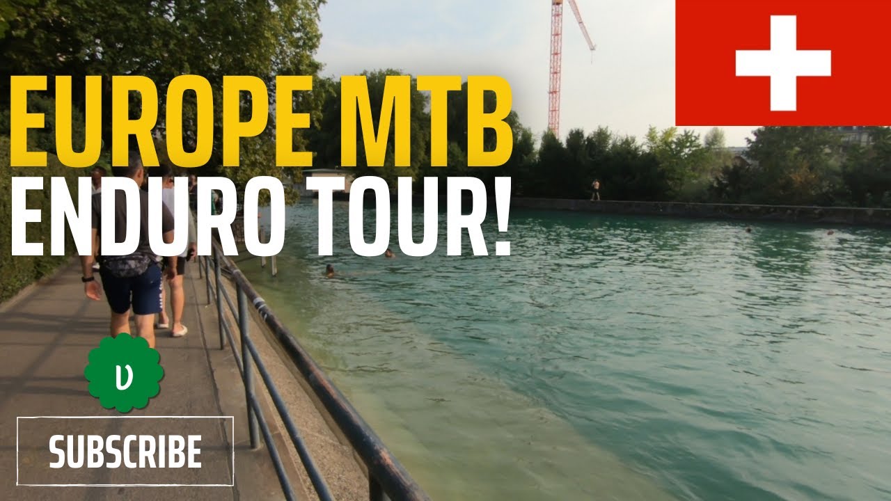 🇨🇭 EP.2 Грандиозное приключение на горном велосипеде эндуро в Цюрихе, Швейцария | Купание в реке ...