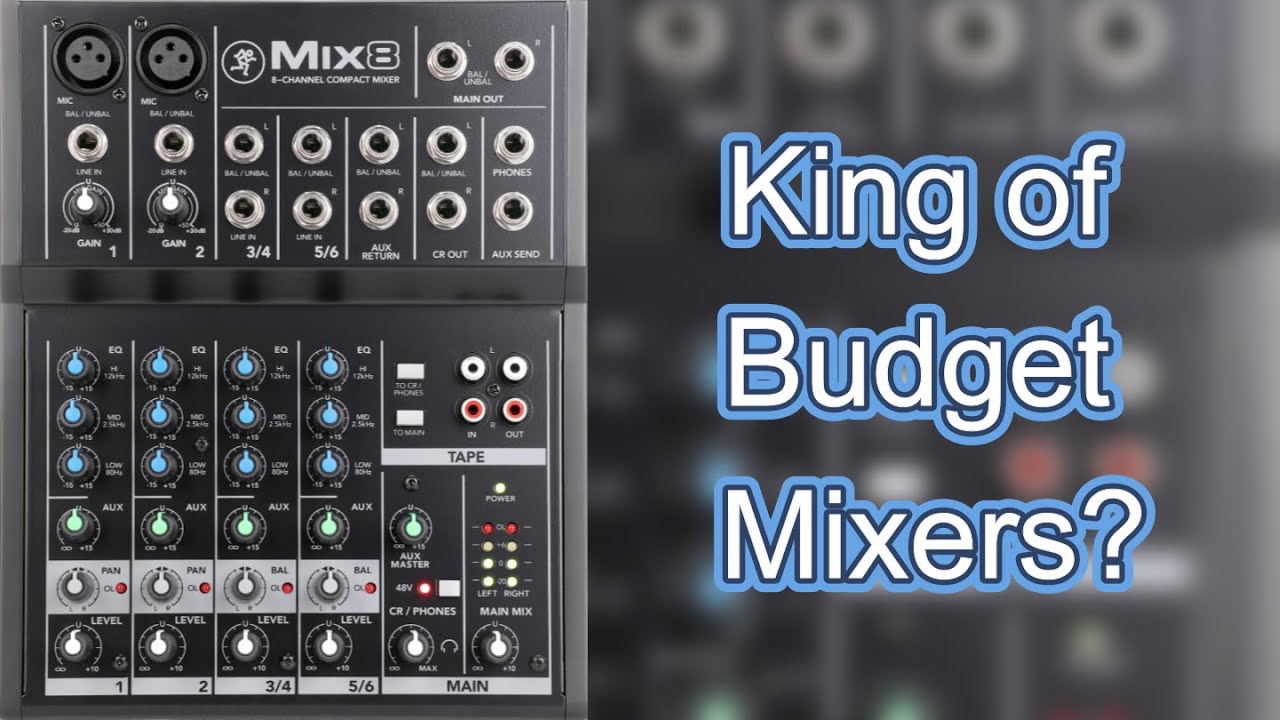 Mackie Mix 8 Compact Mixer Overview and Features