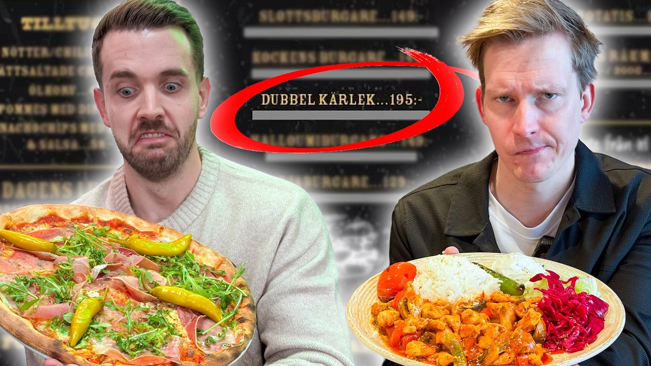 Beställer maträtterna ingen köper på restauranger!