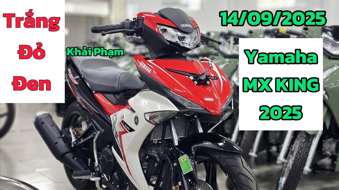 Cận Cảnh Yamaha MX KING 150 2025 Trắng Đỏ Đen cực đẹp + giá bán ngày 14/09. Khải Phạm #mx #king #150
