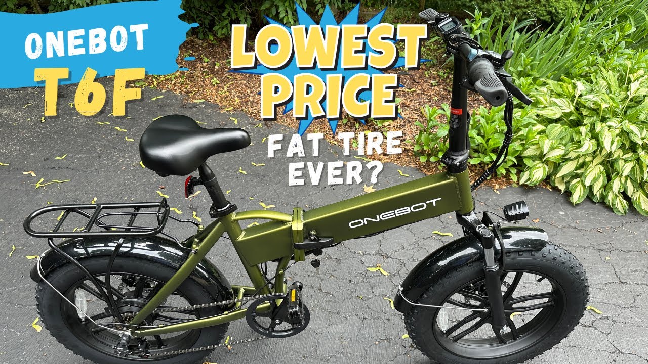 Lowest Price Fat Tire Ebike Ever! Onebot T6F