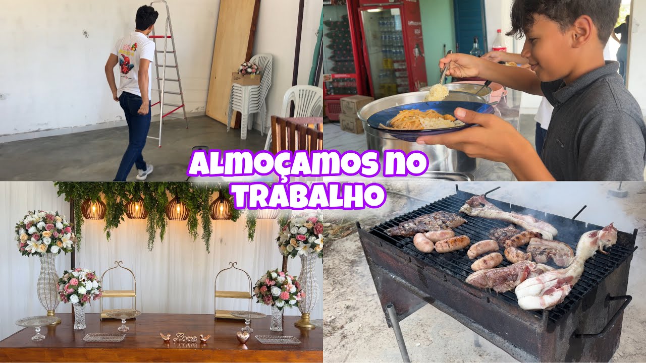 FIZEMOS UM CASAMENTO/ CAUÃ AJUDOU NO TRABALHO 🤩