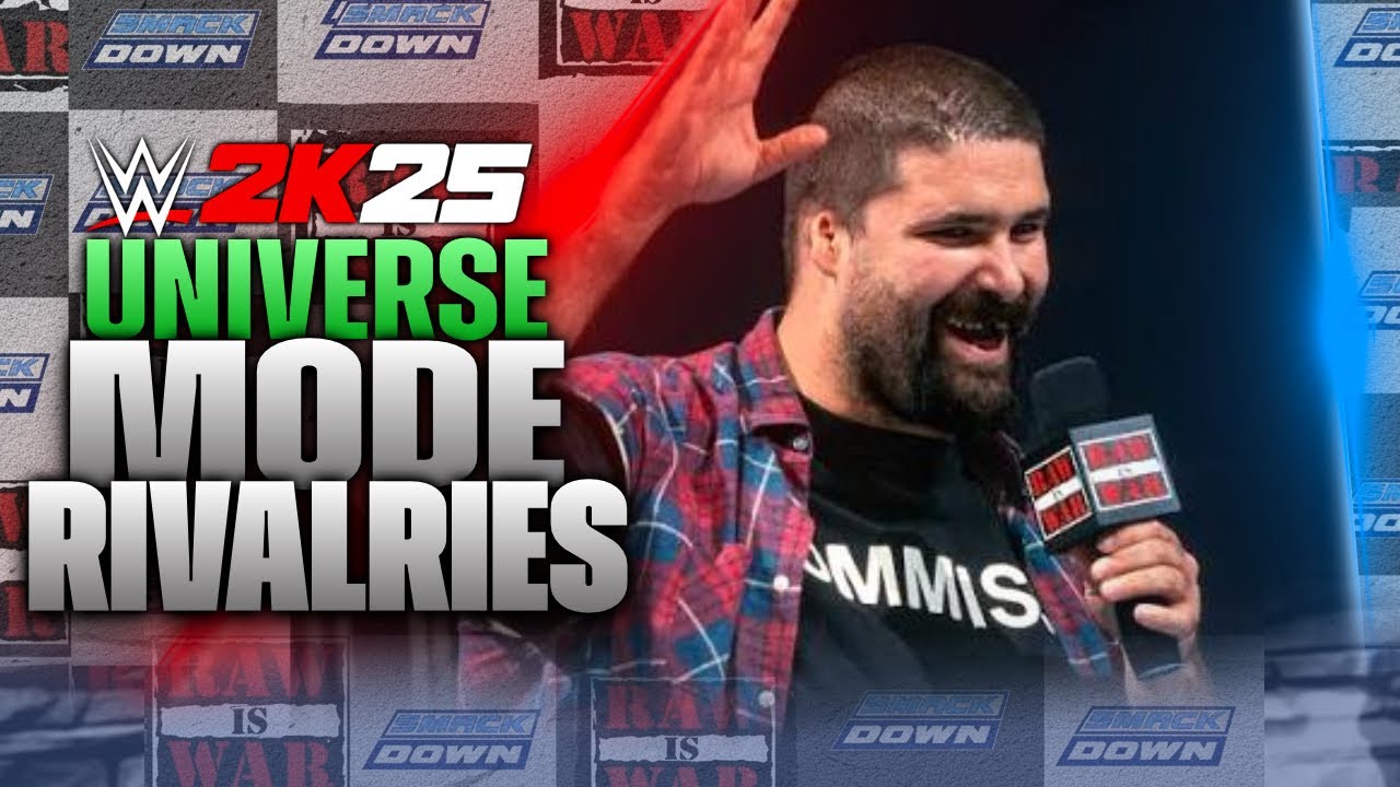 WWE 2K25 UNIVERSE MODE Walkthrough Gameplay PART 3- RIVALRIES  FEUDS SETUP EP 3