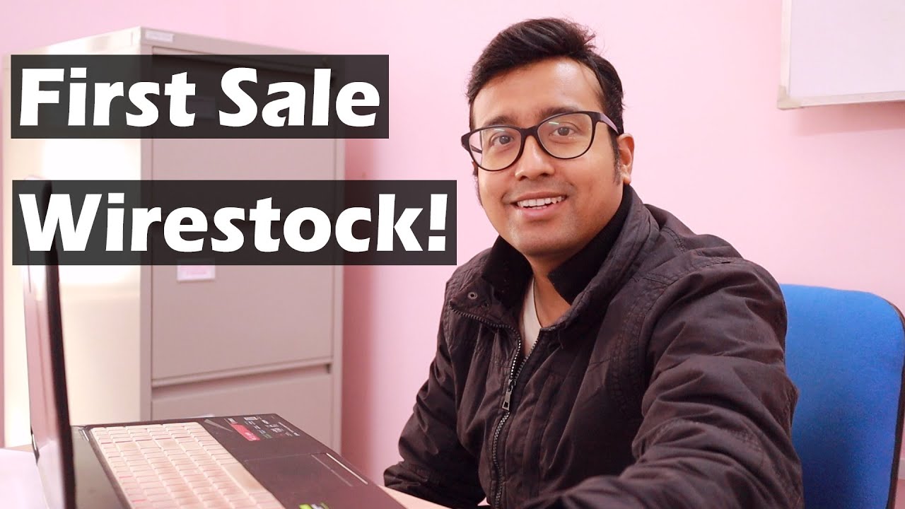 My First sale on Wirestock.io