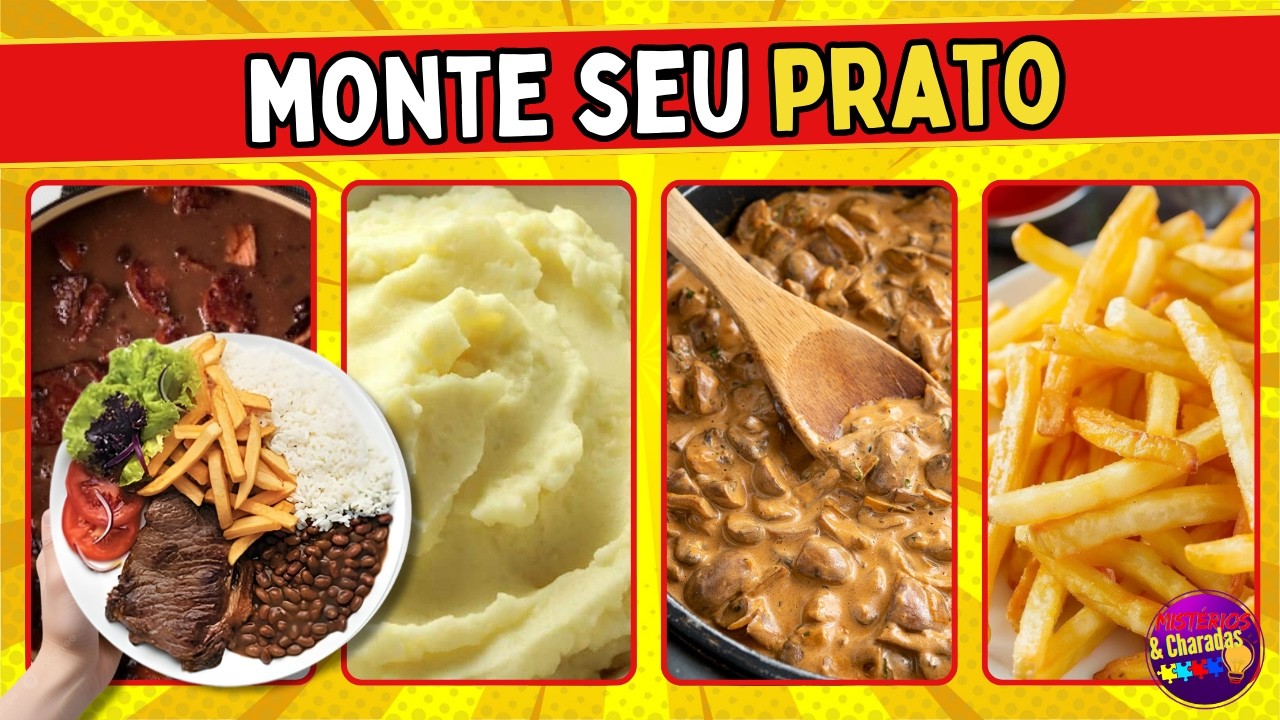 🍽️ Só Quem Ama Comida Vai Conseguir Montar Esse Prato!