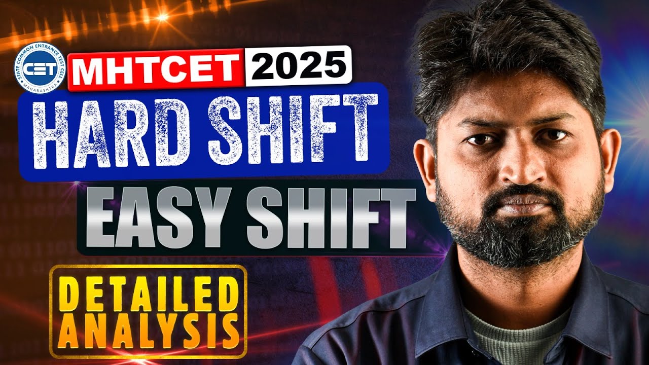 No Easy Shift in MHTCET 2025 Detailed Analysis By Ankush Sir | GanitAnk | #mhtcet2025 #mhtcetmaths