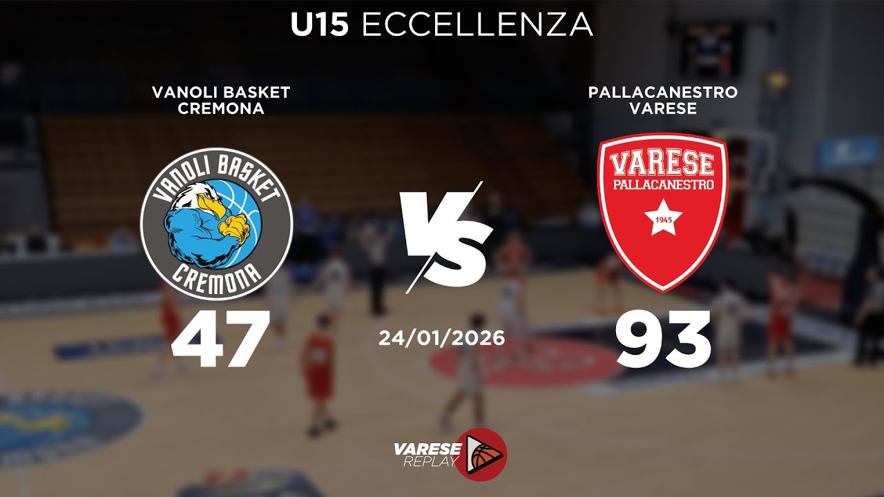 2026.01.24 Vanoli Basket Cremona VS Pallacanestro Varese