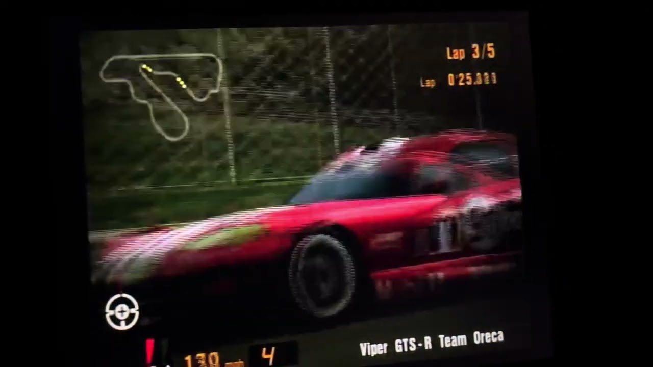 Gran Turismo 3 - Dodge Viper GTS-R Team Oreca Race At Apricot Hill Raceway 2 Reverse With Music