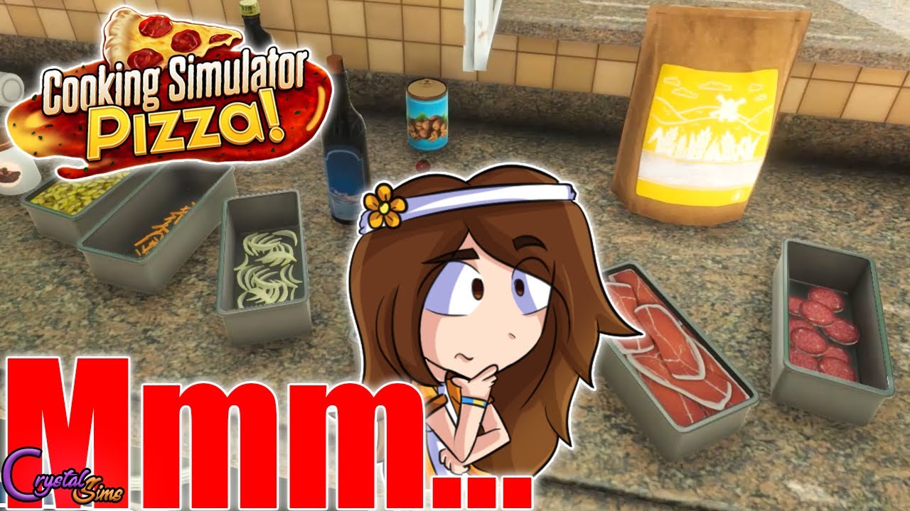 NO TENGO ESPACIO PARA COLOCAR TANTOS INGREDIENTES | COOKING SIMULATOR PIZZA | CRYSTALSIMS