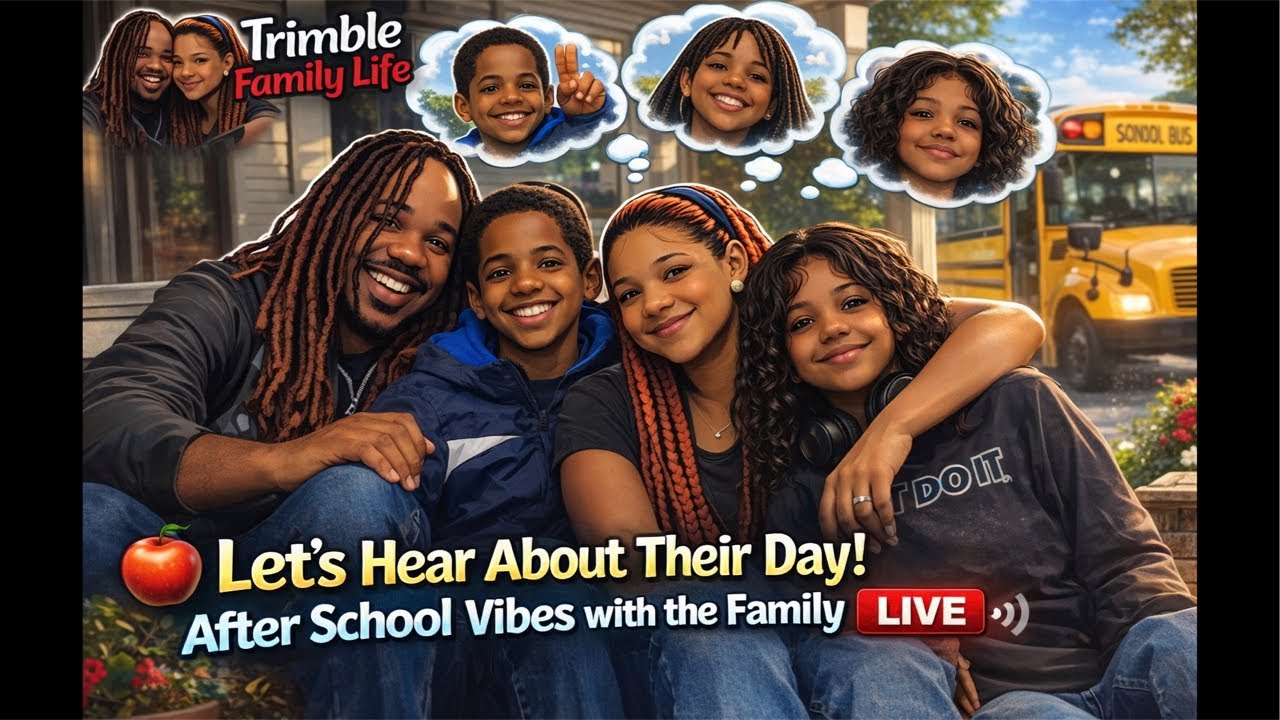 🍎 Let’s Hear About Their Day! After School Vibes with the Family | LIVE