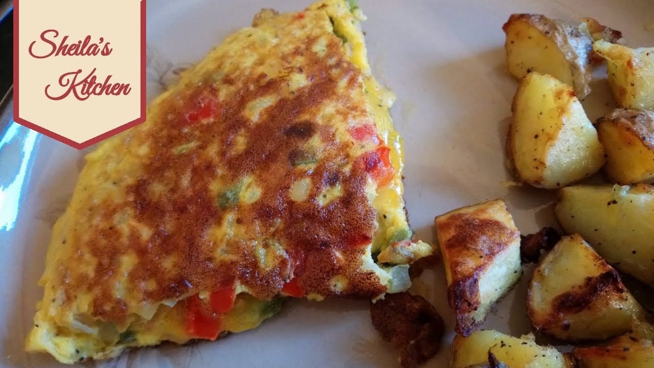 Bell pepper omelette – an easy midweek dinner or weekend lunch