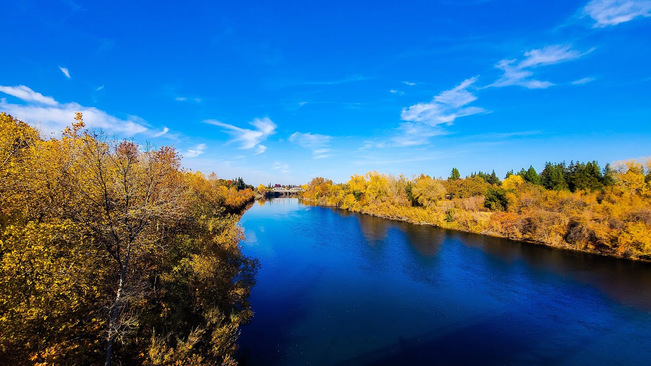 Virtual Ride - American River Bike Trail, Sacramento, Ca.