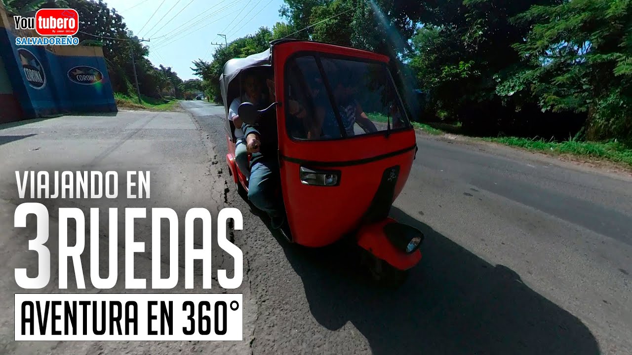 Dando una Vuelta en Mototaxi 🚕🚕 en El Salvador