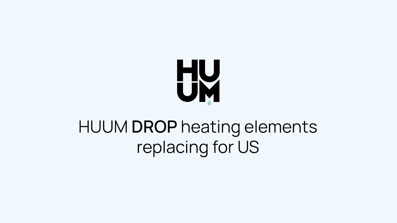 HUUM DROP heating elements replacing for US