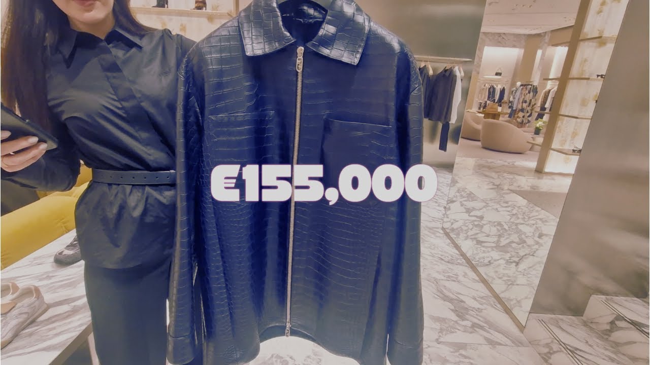 asking for the most expensive item in each designer store