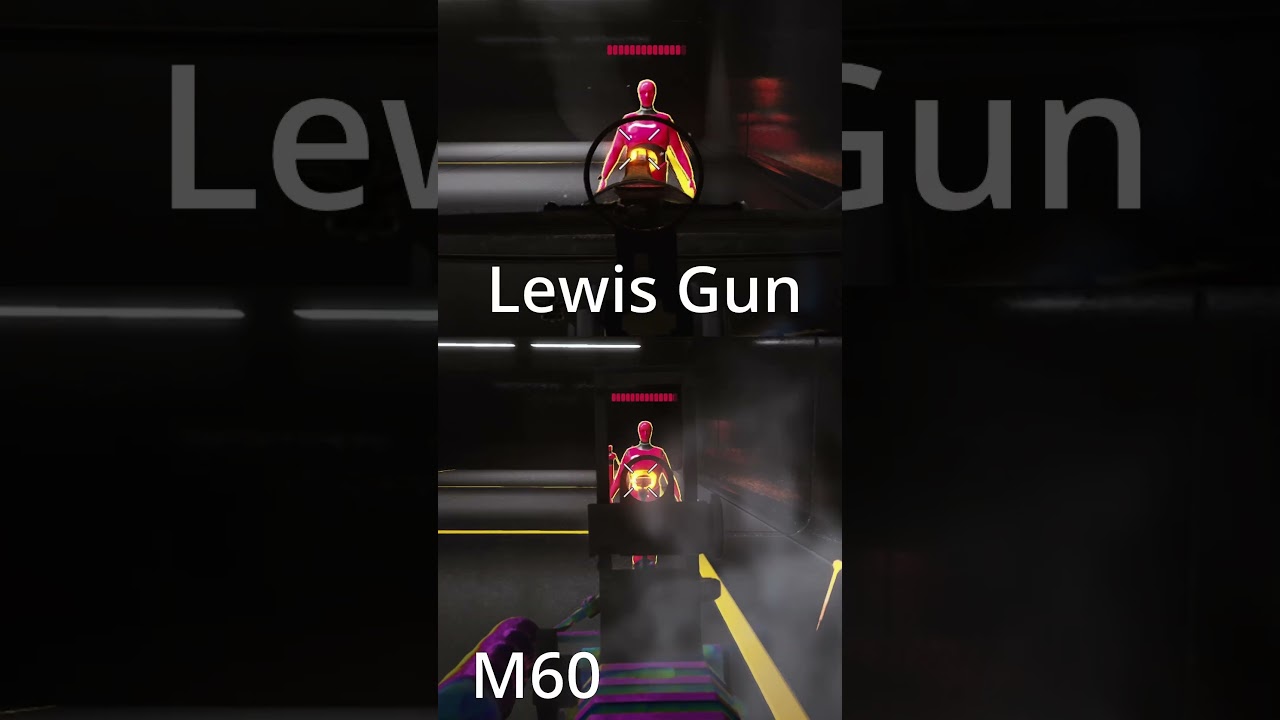 Lewis Gun vs M60 Time To Kill Comparison - THE FINALS