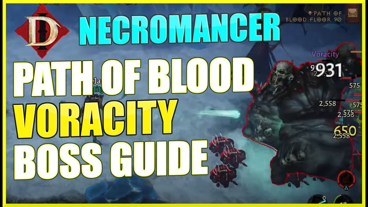 How To Kill Voracity In The Path of Blood - Necromancer Build / Boss Fight - Diablo Immortal