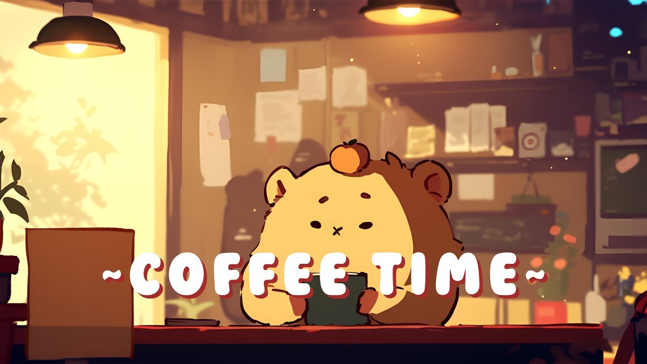 Capybara Music Corner - Relaxing Music for Work/Study ~ Calm Energy ~ 🦫 ✨ 🌙 | Study Aid