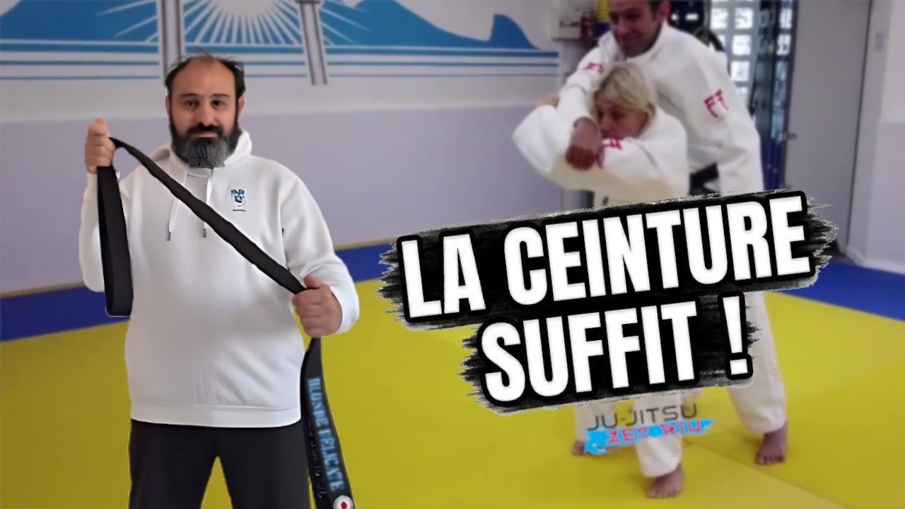 MOROTE SEOI NAGE -Projection d’épaule à 2 mains : Éducatif avec ceinture pour parfaire son placement